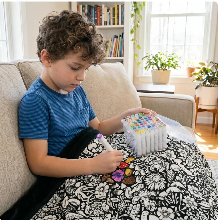 DIY Coloring Blanket
