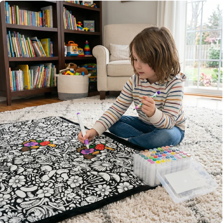DIY Coloring Blanket