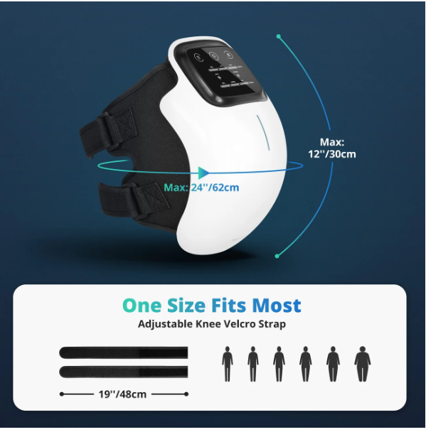 Rechargeable Knee Massager With Heat And Vibration