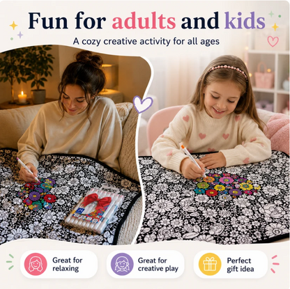 DIY Coloring Blanket