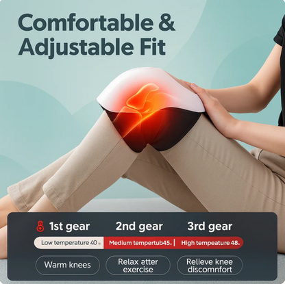 Rechargeable Knee Massager With Heat And Vibration