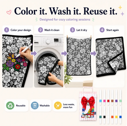 DIY Coloring Blanket